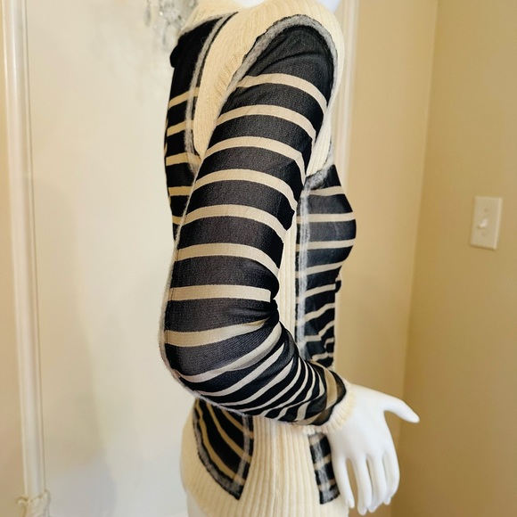 Jean-Paul Gaultier Knits Oatmeal Ribbed Knit - Picture 7 of 13